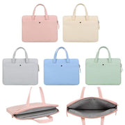 14-14.6inch Universal Laptop Bag Briefcase Women Multifunctional Shockproof Computer Bag, Green, Beige, Pink, Gray, Black, Blue