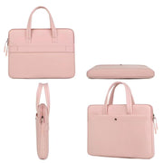 14-14.6inch Universal Laptop Bag Briefcase Women Multifunctional Shockproof Computer Bag, Green, Beige, Pink, Gray, Black, Blue