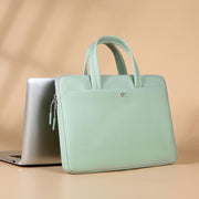 15-15.6inch Universal Laptop Bag Briefcase Multifunctional Shockproof Computer Bag, Pink, Beige, Black, Blue, Gray, Green