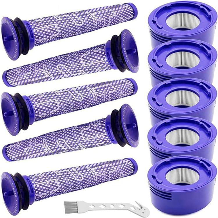 Kit di filtri di ricambio 11 in 1 per aspirapolvere Dyson V7/V8, con filtro HEPA lavabile., Replacement Filter Kit