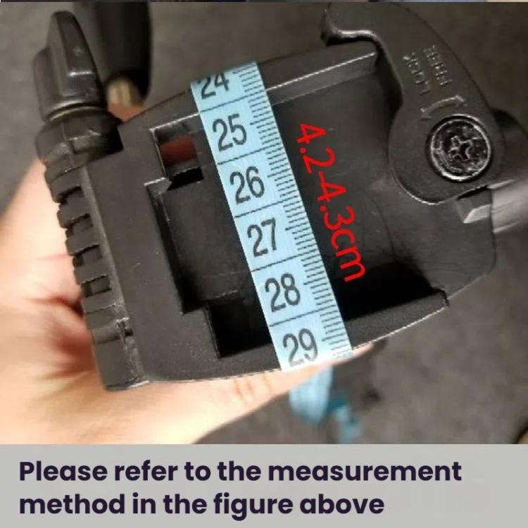 Piastra a sgancio rapido da 42,5 mm per treppiede e adattatore per smartphone/fotocamera DSLR