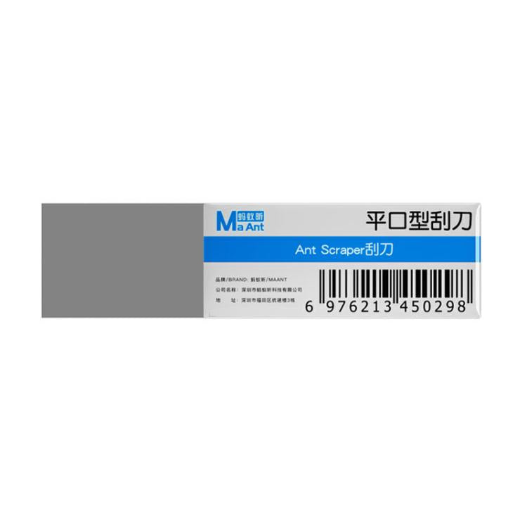Solder Paste Scraper Tin Paste Remover Blade Stainless Steel Scraper Tin Removal Tool, MaAnt Flat, MaAnt Obique