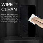 Panno antistatico e senza polvere per la riparazione di pellicole per cellulari, panni per la pulizia industriale, panni per la pulizia senza pelucchi, MaAnt 50pcs /Pack Superfine Fiber Dustless Cloth, MaAnt 100pcs /Pack Electrostatic Fiber Dustless Cloth