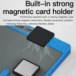 Base magnetica universale per cellulare CPU Scheda madre Manutenzione Strato intermedio Piattaforma di stagnatura a strati, C2