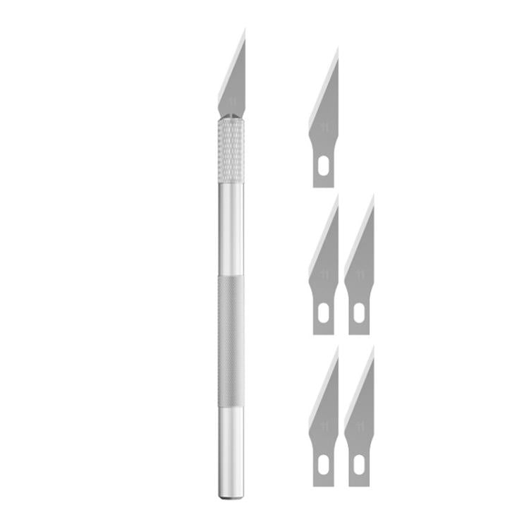 Riparazione del cellulare Rimozione della cover posteriore Coltello da intaglio artistico Pala Coltello da colla, 6 In 1