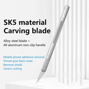 Riparazione del cellulare Rimozione della cover posteriore Coltello da intaglio artistico Pala Coltello da colla, 6 In 1