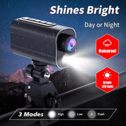 Videocamera d'azione 5K WiFi Sport DV per ciclismo con luce LED e stabilizzazione elettronica dell'immagine (EIS)