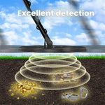 Metal Detector portatile MD6350 con piastra impermeabile