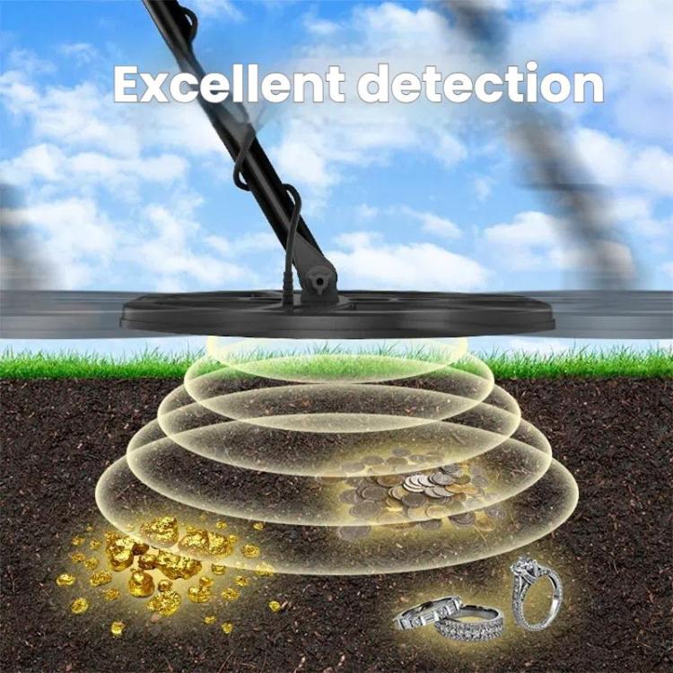 Metal Detector portatile MD6350 con piastra impermeabile
