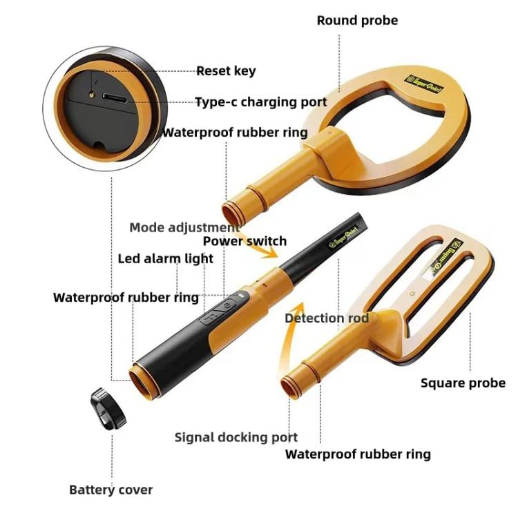 Metal detector portatile IP960 impermeabile ricaricabile