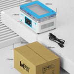 Cell Phone Repair Curved Screen Pressing Machine Flat Panel LCD Screen Vacuum Laminating Machine, EU Plug, MaAnt SU7