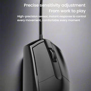 Chasing Leopard 316 1.5m Office Home Wired USB Optical Computer Mouse, 316