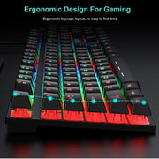 Floating Keycaps Rainbow Backlight Wired Keyboard Mouse Set, iMICE AN-300 Arabic, iMICE AN-300 English