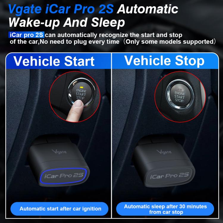Strumento diagnostico di risveglio wireless Bluetooth Vgate 3m bps, Bluetooth 5.3