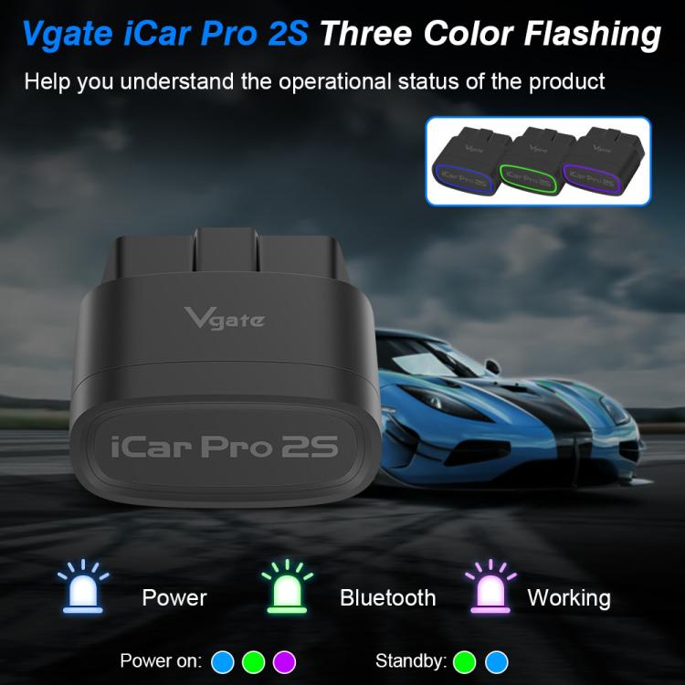 Strumento diagnostico di risveglio wireless Bluetooth Vgate 3m bps, Bluetooth 5.3