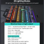 USB Wired RGB Mechanical Metal Gaming Keyboard, GK-400