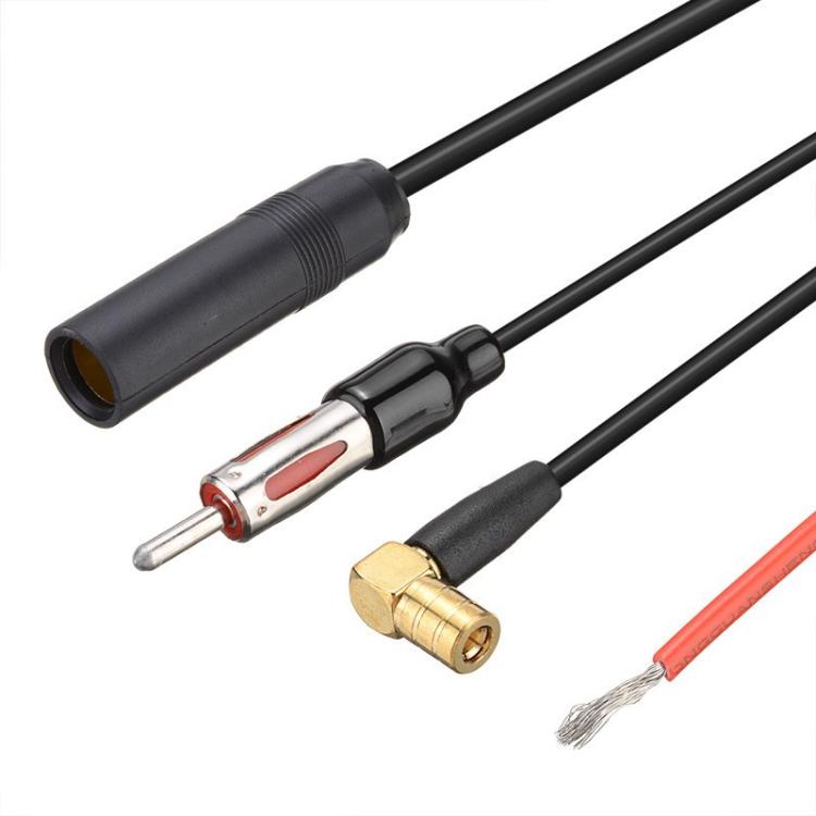Autoradio 3 in 1 FM/AM/DAB con antenna e amplificatore di segnale.