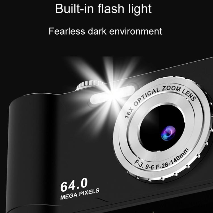 Fotocamera Q21 4K ad alta definizione con zoom digitale 16x e 96 megapixel.
