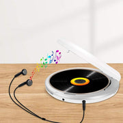 Kecag Mini lettore CD portatile Walkman Study and Repeat Retro lettore CD musicale MP3, KC-707