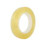 Nastro adesivo trasparente senza cuciture per sigillare lattine alimentari in PVC., 15mm x 20m, 15mm x 66m, 18mm x 66m, 20mm x 66m, 25mm x 66m, 15mm x 100m, 25mm x 100m, 18mm x 100m, 20mm x 100m