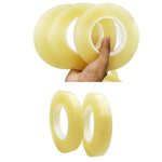 Nastro adesivo trasparente senza cuciture per sigillare lattine alimentari in PVC., 15mm x 20m, 15mm x 66m, 18mm x 66m, 20mm x 66m, 25mm x 66m, 15mm x 100m, 25mm x 100m, 18mm x 100m, 20mm x 100m