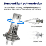 2 mini fari a LED integrati a collegamento diretto per auto