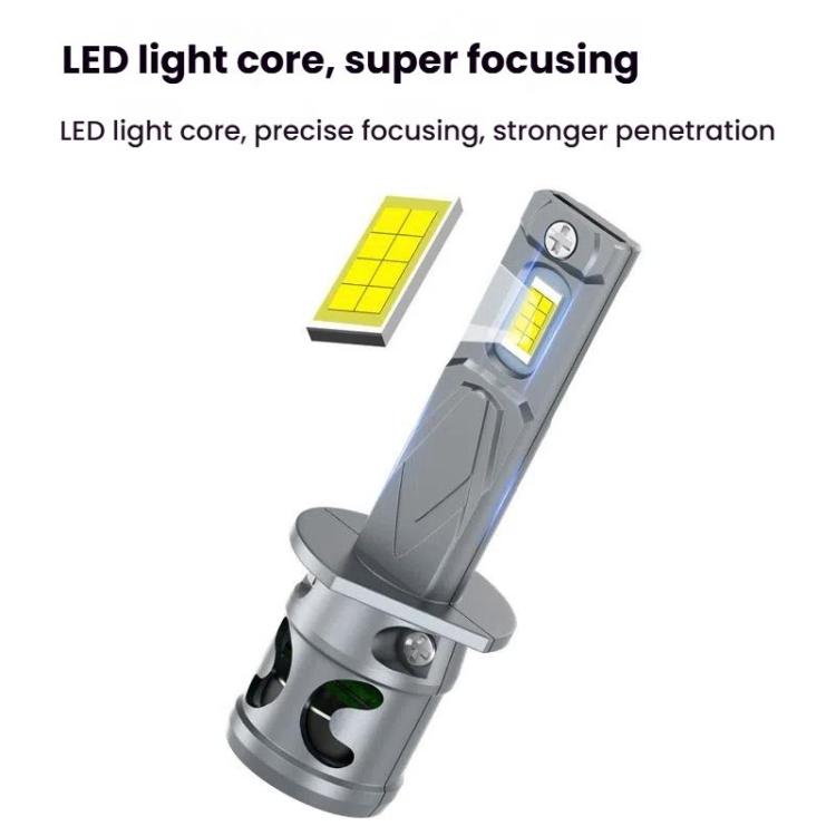 2 lampadine mini LED per fari auto con ventola di raffreddamento e collegamento diretto