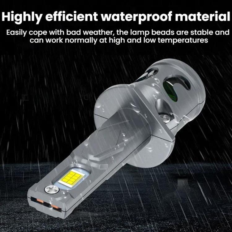 2 lampadine mini LED per fari auto con ventola di raffreddamento e collegamento diretto