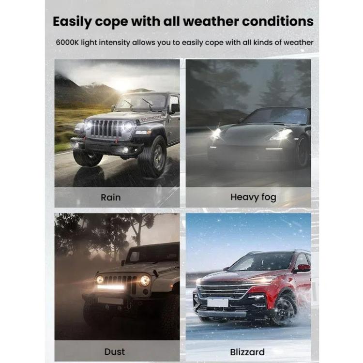 2 lampadine mini LED per fari auto con ventola di raffreddamento e collegamento diretto