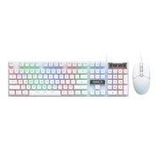 iMICE AN-350 Suspended Keycaps Mechanical Feeling Glowing Wired Gaming Keyboard and Mouse Set