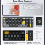 IMICE AN-800 Wireless Bluetooth Dual Mode Scissor Foot Structure Silent Keyboard