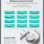 IMICE AN-800 Wireless Bluetooth Dual Mode Scissor Foot Structure Silent Keyboard