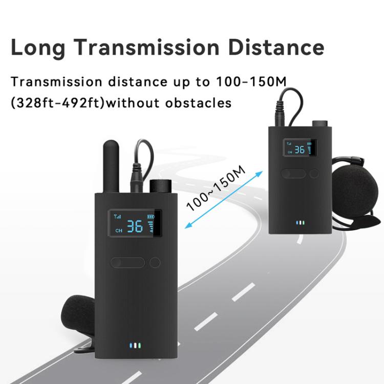 Microfono wireless 2.4G per conferenze e guide turistiche