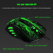 iMICE X9 USB Gaming Optical Wired Mouse, X9