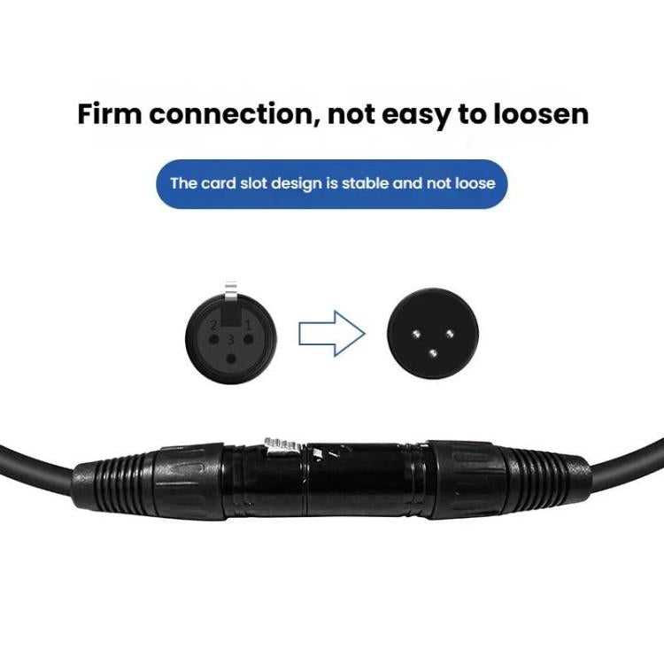 Cavo per microfono stereo VEGGIEG da maschio a femmina, amplificatore XLR bilanciato in rame, cavo audio Cannon, 0.3m, 0.5m, 1m, 1.5m, 2m, 3m, 5m, 8m, 10m, 15m, 20m