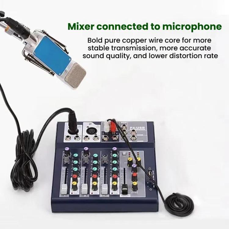 Cavo per microfono stereo VEGGIEG da maschio a femmina, amplificatore XLR bilanciato in rame, cavo audio Cannon, 0.3m, 0.5m, 1m, 1.5m, 2m, 3m, 5m, 8m, 10m, 15m, 20m