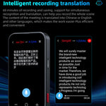 Dispositivo di traduzione automatica multilingue con intelligenza artificiale e schermo da 3,1 pollici, 139 lingue online/17 offline, traduzione in tempo reale di voce, foto e testo., Z15W