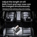 Adattatore USB multifunzione per accendisigari auto, compatibile con Bluetooth PD e ricarica rapida.