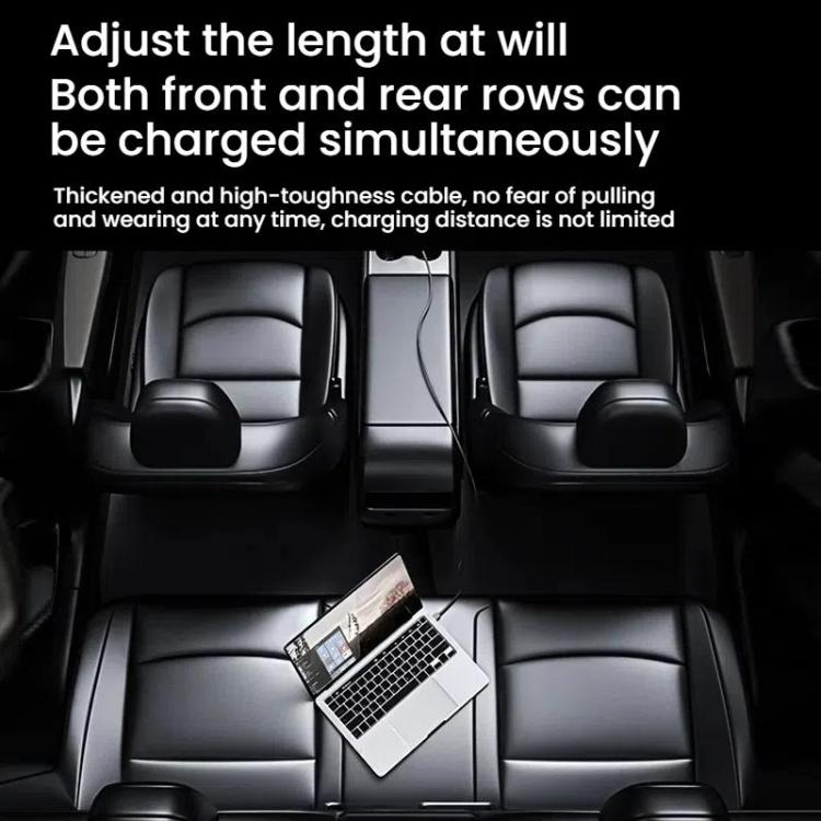 Adattatore USB multifunzione per accendisigari auto, compatibile con Bluetooth PD e ricarica rapida.