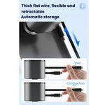 Adattatore USB multifunzione per accendisigari auto, compatibile con Bluetooth PD e ricarica rapida.