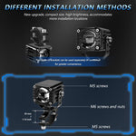 Faro moto impermeabile Demon Eye 40W con interruttore cablato