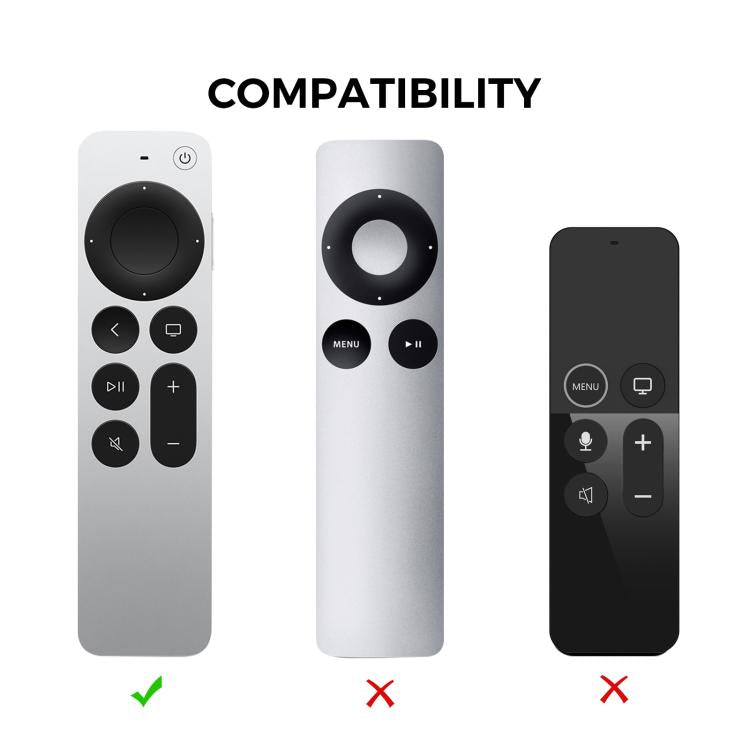 Custodia silicone per Apple TV Siri Remote 2/3