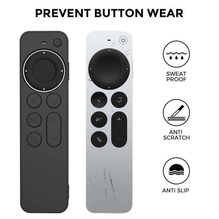 Custodia silicone per Apple TV Siri Remote 2/3