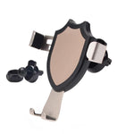 Supporto per telefono da auto girevole a 360 gradi con clip per bocchetta dell'aria., Gray Eagle Beak Clip, Silver Eagle Beak Clip, Gold Eagle Beak Clip, Gray Straight Clip, Silver Straight Clip, Gold Straight Clip