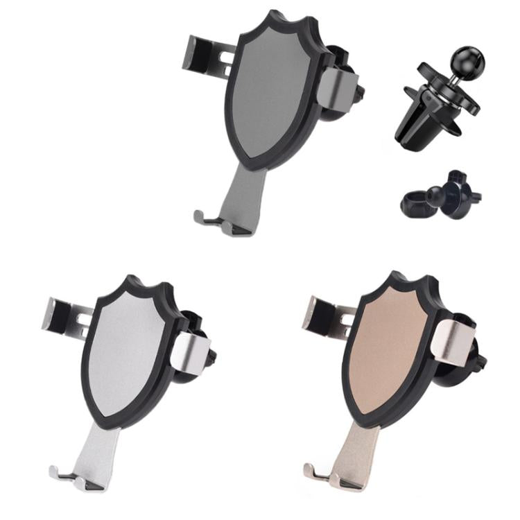 Supporto per telefono da auto girevole a 360 gradi con clip per bocchetta dell'aria., Gray Eagle Beak Clip, Silver Eagle Beak Clip, Gold Eagle Beak Clip, Gray Straight Clip, Silver Straight Clip, Gold Straight Clip