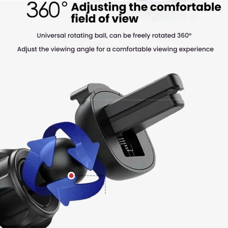 Supporto per telefono da auto girevole a 360 gradi con clip per bocchetta dell'aria., Gray Eagle Beak Clip, Silver Eagle Beak Clip, Gold Eagle Beak Clip, Gray Straight Clip, Silver Straight Clip, Gold Straight Clip