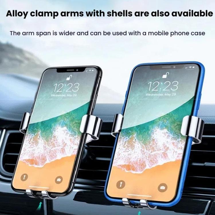 Supporto per telefono da auto girevole a 360 gradi con clip per bocchetta dell'aria., Gray Eagle Beak Clip, Silver Eagle Beak Clip, Gold Eagle Beak Clip, Gray Straight Clip, Silver Straight Clip, Gold Straight Clip