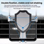 Supporto per telefono da auto girevole a 360 gradi con clip per bocchetta dell'aria., Gray Eagle Beak Clip, Silver Eagle Beak Clip, Gold Eagle Beak Clip, Gray Straight Clip, Silver Straight Clip, Gold Straight Clip