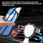 Supporto per telefono da auto girevole a 360 gradi con clip per bocchetta dell'aria., Gray Eagle Beak Clip, Silver Eagle Beak Clip, Gold Eagle Beak Clip, Gray Straight Clip, Silver Straight Clip, Gold Straight Clip