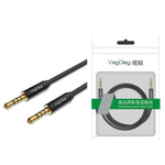 Cavo audio ausiliario VegGieg da 3,5 mm maschio-maschio per telefono, computer, auto, auricolari e connessione audio., 1m, 2m, 3m